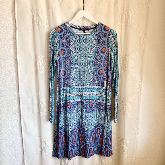 BCBGMAXAZRIA Jeanna Jersey Fit & Flare Dress - Picture 3 of 8